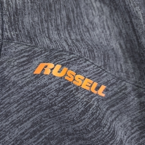 Russell Men's Tiger Camo Grey Hoodie Sz M - Picture 6 of 10